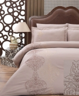 Сатин з вишивкою євро