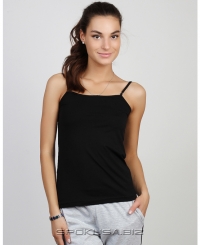 Жіноча майка "Білизна для тебе" 0008 чорний