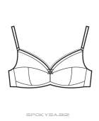 Бюстгальтер Milavitsa (Мілавіца) 11727. Серія "Бавовна"