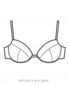 Бюстгальтер пуш-ап Milavitsa 12165