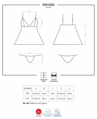 Комплект Obsessive 845-BAB-5 BABYDOLL