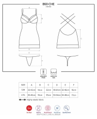 Комплект Obsessive 861-CHE-5 CHEMISE