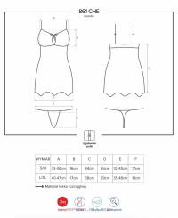 Комплект Obsessive 861-CHE-5 CHEMISE