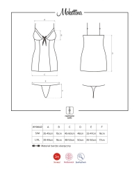 Комплект Obsessive MOKETTINA CHEMISE