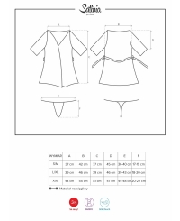 Халат Obsessive SATINIA ROBE