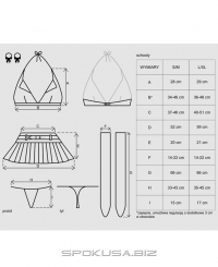 Костюм Obsessive SCHOOLY