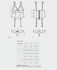Корсет Obsessive SECRED CORSET