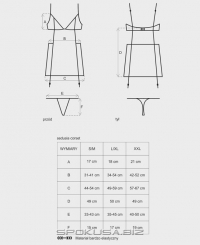 Корсет Obsessive SEDUSIA CORSET